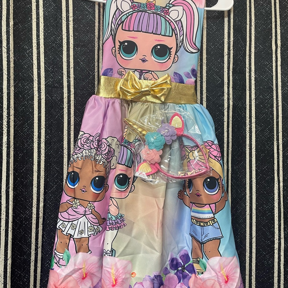 L.O.L. Surprise! Pink and Purple Doll Dress